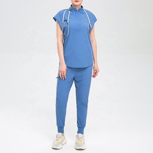Vestido <span class=keywords><strong>de</strong></span> <span class=keywords><strong>enfermera</strong></span> <span class=keywords><strong>de</strong></span> manga larga para mujer Hospital <span class=keywords><strong>de</strong></span> dos piezas <span class=keywords><strong>de</strong></span> manga corta Un conjunto separado Conjunto completo corto <span class=keywords><strong>de</strong></span> ropa <span class=keywords><strong>de</strong></span> <span class=keywords><strong>trabajo</strong></span> <span class=keywords><strong>de</strong></span> protección <span class=keywords><strong>laboral</strong></span> - Product Image 3