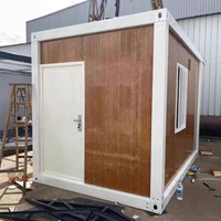 Maison mobile préfabriquée moderne en acier de 20FT 40FT, module habitable portable, conteneur détachable de haute qualité, dortoir et salle de bain