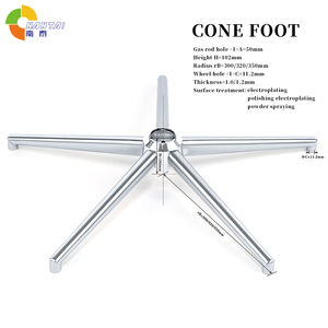 Cinque raggi del fascio girevole sedia ufficio gamba Base lucidatura elettrolitica in acciaio cromato per <span class=keywords><strong>Boss</strong></span> Hotel ospedale soggiorno camera da letto - Product Image 3