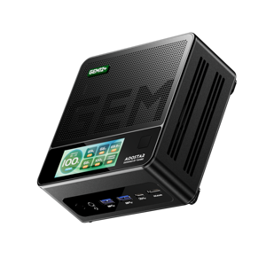 Mini PC Industrial GEM12+ <span class=keywords><strong>PRO</strong></span> AMD <span class=keywords><strong>Ryzen</strong></span> <span class=keywords><strong>7</strong></span> 8845HS, RAM DDR5, SSD, Uso Empresarial, 2*2.5G LAN, 2 Ranuras M.2, Pantalla + Huella Dactilar - Product Image 1