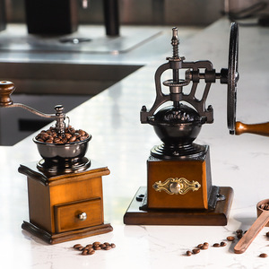 เครื่องบดกาแฟแบบมือหมุน L-Beans รุ่น Retro ปรับระดับได้ สำหรับใช้ในบ้าน - Product Image 3