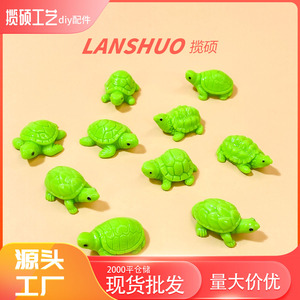 Tortugas de Resina en Miniatura, Figura 3D de Animal, Decoración Artesanal de Plástico, Juguete Coleccionable - Product Image 2