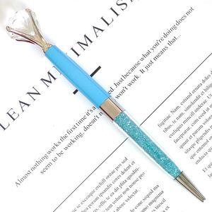 Big Diamond Rotating Metal Custom Logo Printed Crystal <b>Pen</b> Promotion Corporate Activity Business <b>Gift</b> Ballpoint <b>Pens</b> - Product Image 5