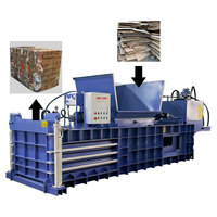 Presse à balles compacteuse horizontale automatique pour bouteilles en PET et déchets plastiques
