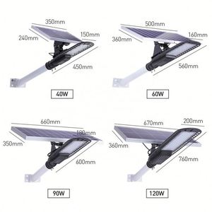 A granel barato precio <span class=keywords><strong>de</strong></span> China <span class=keywords><strong>lista</strong></span> 120W integrado Solar Powered Led fuente <span class=keywords><strong>de</strong></span> luz <span class=keywords><strong>de</strong></span> calle - Product Image 2