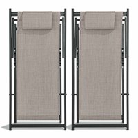 Chaise inclinable zéro gravité, chaise longue de plage, chaise longue d'extérieur pliable et réglable en aluminium, chaise inclinable de jardin, Patio, chaise longue