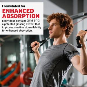 米国とEUで大人気のクレアチン一水和物グミ（男性＆女性向け）- 筋力と回復のためのクレアチン一水和物5g配合 - Product Image 3