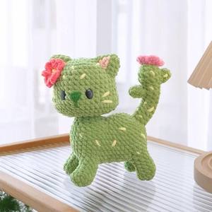 Nuevo Diseño 2026: <span class=keywords><strong>Gato</strong></span> <span class=keywords><strong>de</strong></span> Ganchillo Amigurumi <span class=keywords><strong>de</strong></span> Tela <span class=keywords><strong>de</strong></span> Algodón con <span class=keywords><strong>Ojos</strong></span> <span class=keywords><strong>de</strong></span> Seguridad, Juguetes <span class=keywords><strong>de</strong></span> Animales <span class=keywords><strong>de</strong></span> Ganchillo Hechos <span class=keywords><strong>a</strong></span> Mano, Juguete <span class=keywords><strong>de</strong></span> <span class=keywords><strong>Gato</strong></span> Cactus Tejido y Relleno - Product Image 6