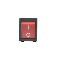 Interrupteur d'alimentation KCD à bascule 30a 250V, 4 broches, avec éclairage led rouge, grand courant, bouton ON/OFF