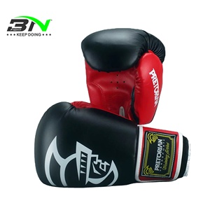 Fabricantes de guantes de boxeo BN Guantes de boxeo de cuero resistente personalizados Guantes deportivos de perforación para entrenamiento Equipo DE BOXEO - Product Image 1