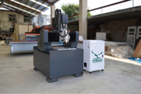 Offres Spéciales produit petit bureau bois 3d CNC routeur 3040T/mini aluminium fraisage forage gravure Machine