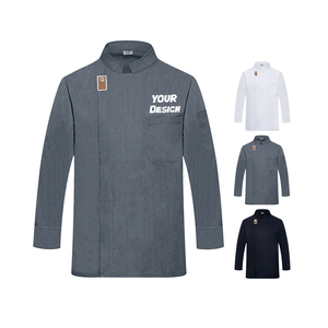 OEM/ODM <strong>Custom</strong> <strong>Work</strong> <strong>Clothes</strong> for Men and Women Hotel-Restaurant Chef Coat Jacket Uniform Factory Wholesale - Product Image 1