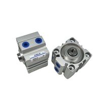 Cylindre de serrage pneumatique CHELIC JDAD JD12*5*10*15*20*30*40*50-B-SE2 avec corps en aluminium et structure à piston, alésage 12-50mm