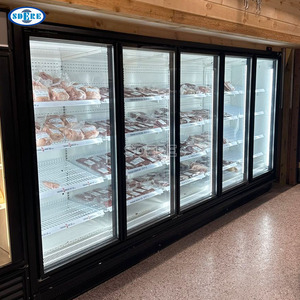 Refrigerador Vertical Comercial, Vitrina de Exhibición para Supermercado, Congelador con Puerta de Vidrio - Product Image 4