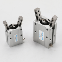 Doigts de préhension pneumatiques à double effet en alliage d'aluminium HFY10/HFY16/HFY20/HFY25/HFY32 pour manipulateur robotique