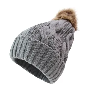 Maohong Gaoda Factory Wholesale Popular Winter Warm Woolen Knitted Hat