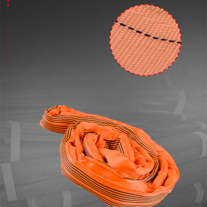 10tラウンドウェビングベルトスリング100% ポリエステルリフティング機器 - Product Image 5