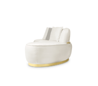 Luxuriöses Gebogenes Ecksofa Wohnzimmermöbel Hochwertiges Gepolstertes Modulares Sofa für Zuhause Villa Hotel Lobby Empfang
