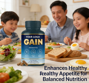 Cápsulas para Aumentar <span class=keywords><strong>de</strong></span> Peso, Fabricante <span class=keywords><strong>de</strong></span> Estimulantes Naturales del Apetito y Suplementos para el Crecimiento Muscular para una <span class=keywords><strong>Masa</strong></span> y Fuerza Saludables, OEM - Product Image 3