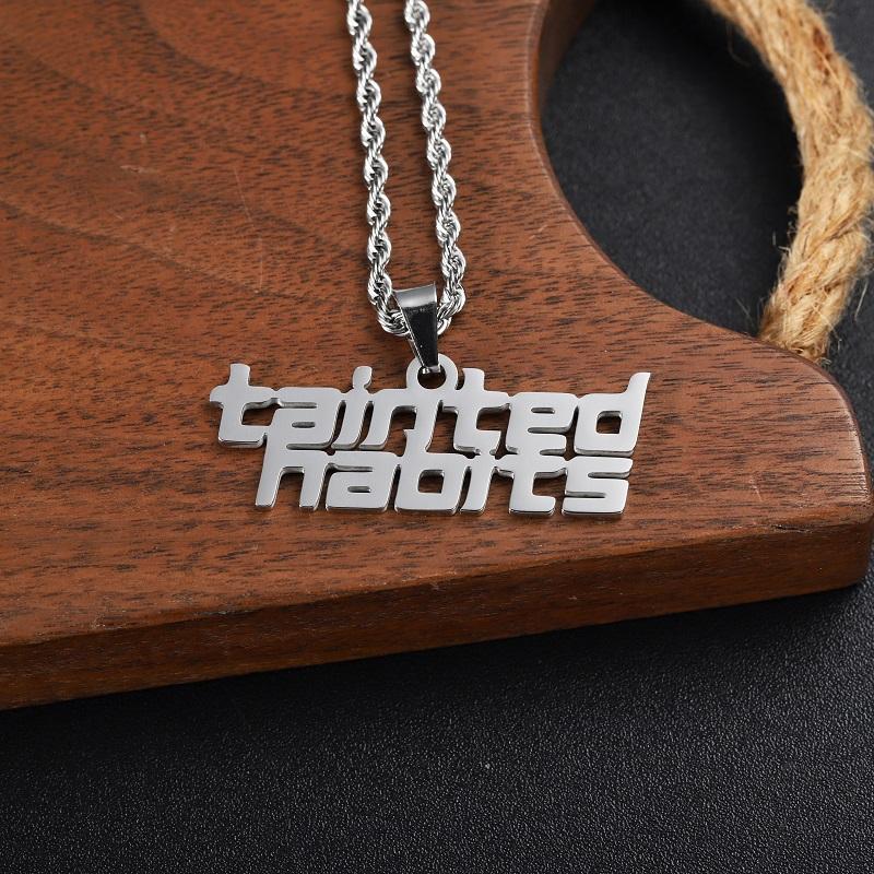 Collana argento in acciaio inossidabile