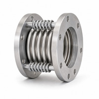 Compensateur axial à soufflet métallique à bride avec tige de liaison pour raccord de tuyauterie contrainte industriel