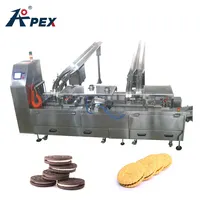 Çin fabrika özelleştirilmiş merkezi dolu bisküvi yapma fıstık çerez makinesi
