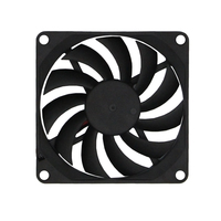 80x80x10mm DC Bürstenloser Axiallüfter mit Doppelkugellager Hochzuverlässige Kühllösung für Industriesteuerung und Server