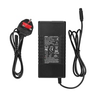 Adaptateur secteur ULIP 58,8 V 2 A pour trottinette électrique, chargeur avec ventilateur, prise UK, chargeur 3 ports CQ, batterie lithium