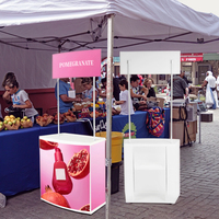 Bureau de promotion ABS personnalisé Table publicitaire portable pour l'échantillonnage de produits