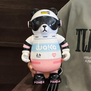 Termo con Figura de Panda Waka, Forma de Calabaza Grande, para Niños de 4+ Años, Otoño 2024, Regalo Personal - Product Image 3