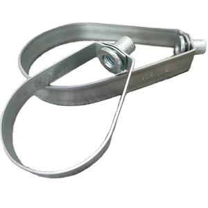 China Factory Pear Shaped Hinged Pipe <b>Clamp</b> with Zinc Plating - Product Image 4