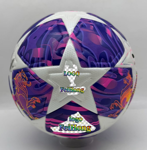 Pallone da Calcio Finale Stagione Europea 2026, Materiale PU Effetto Specchio, Misura 5, Pallone da Calcio di Alta Qualità per Allenamento <span class=keywords><strong>e</strong></span> Partite, Logo Personalizzabile - Product Image 4