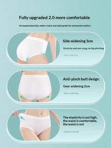 <span class=keywords><strong>Ropa</strong></span> <span class=keywords><strong>Interior</strong></span> Desechable Tipo Bikini <span class=keywords><strong>para</strong></span> Mujer y <span class=keywords><strong>Hombre</strong></span>, de Algodón Puro, Estéril, <span class=keywords><strong>para</strong></span> Viaje, Uso Médico, Empaque Individual, Talla Grande, Cintura Alta - Product Image 3