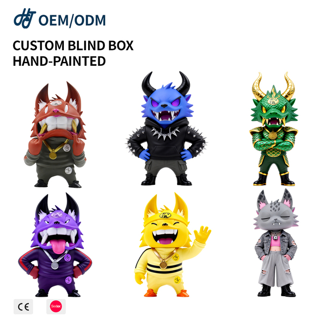 Custom Game Character Blind Box 3D Resin PVC Game Figure Manufacturer Collectible Gaming Statuette