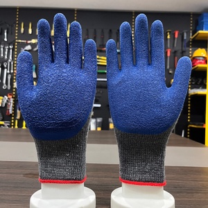 Gants en coton doux antidérapants avec doublure en latex enduit pour travaux domestiques et de construction - Product Image 3