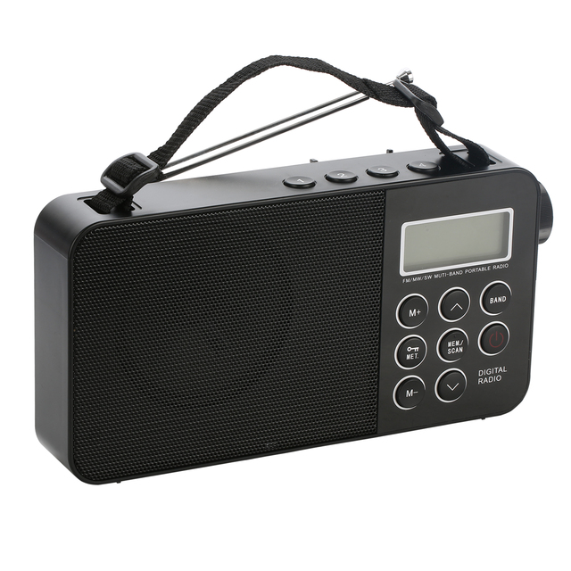 Popular Portable Digital Fm Am Sw Radio with USB /TF Card Player Shortwave Radio Transmitter Mini Tf Usb Fm Radio
