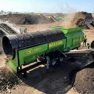 Tamis de sol rotatif de chine, tamis de trommel pour le criblage des plantes de comblement, écran de trommel mobile, écran de trommel portable - Product Image 5