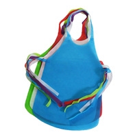 DS2459 Tabliers jetables à bavoir pour adultes BBQ personnalisés Tabliers de peinture pour adultes et enfants Tabliers non tissés en tissu pour artistes pour enfants