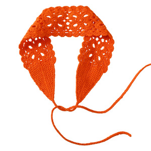 HZO-25071 Fasce per Capelli Boho all'Uncinetto per Donne, Bandane Elastiche Floreali Vintage con Fiori Lavorati <span class=keywords><strong>a</strong></span> Maglia - Product Image 5