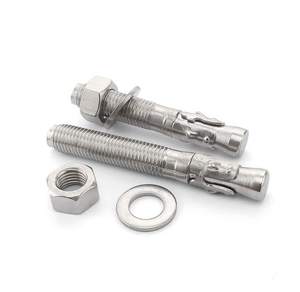 Ancres à coin professionnelles WISINE en acier inoxydable M8 M10, revêtement TiCN, amovibles, capacité de 500 kg - Product Image 1