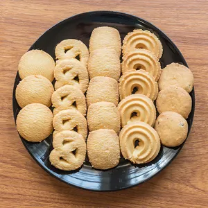 Biscuits au beurre du château Royal, 454G, 40 pièces, Cookies en étain