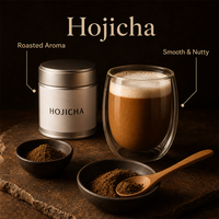 Sachets de thé Hojicha, boîte de 100 unités, thé vert torréfié, étiquette personnalisée, prix de gros, prix d'usine, faible MOQ, fournisseur en gros