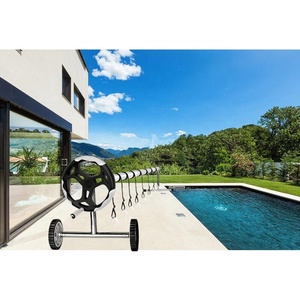 Con Lăn Bọc Hồ Bơi Con Lăn Cuộn Bọc Hồ Bơi Trên Mặt Đất Dễ Lắp Đặt Màu Đen - Product Image 6