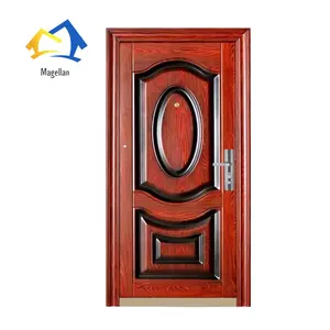 Hochwertige Haupteingang-Sicherheitstür Design Eingang-Sicherheits-Stahltür für Haus
