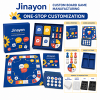 Jeu de société éducatif bilingue personnalisé pour l'apprentissage des langues (français et anglais) – Jeu pédagogique pour la salle de classe avec plateau connecté à 4 panneaux imprimé en quatre couleurs