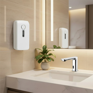 Dispensador de Jabón Automático sin Contacto HY-6809A(AD) de 1000 ml, Dispensador de Líquido de Plástico Moderno de Pared, Color Blanco, <span class=keywords><strong>para</strong></span> Hoteles - Product Image 6