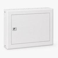 Tableau de distribution électrique étanche B&J OEM personnalisé 2R20 voies en métal sur rail DIN, boîtier de fusibles MCB, coffret de distribution de puissance