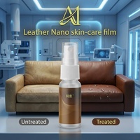 Essence Rénovatrice pour Cuir de Qualité Industrielle Écologique A1, Formule Modifiée Céramique Nano Micro-silice Invisible Pastel
