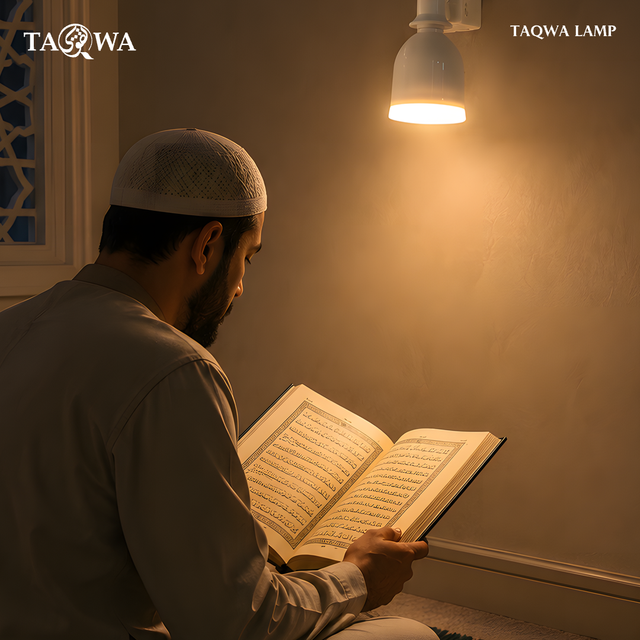 Sleek Quran Speaker Lamp Wall Mount with Azan Reminder App & BT 8GB Storage 14 Translations Night Light for Bedroom Easy to Use