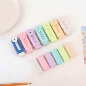 Gommes à effacer simples en forme de cœur pour enfants, fournitures de correction d'écriture mignonnes, adaptées à l'école et aux bureaux d'entreprise - Product Image 2